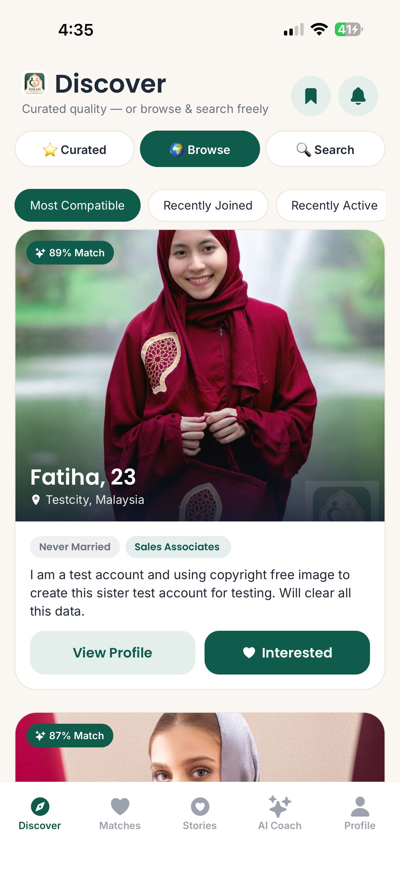 Nikah Match App